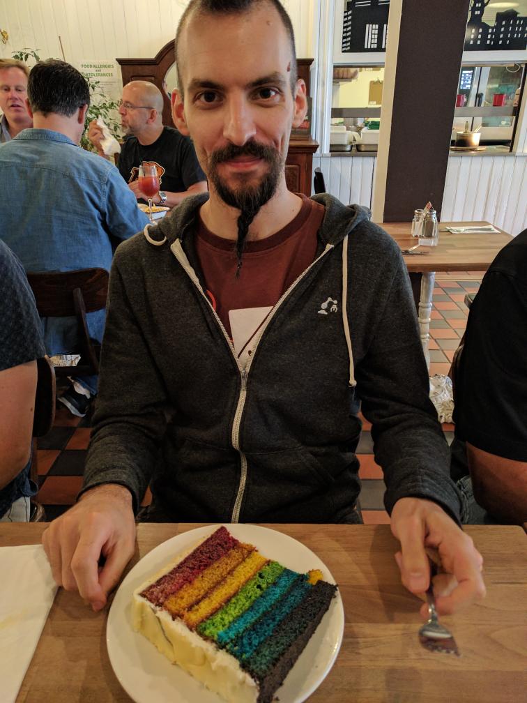 Tasty rainbow cake